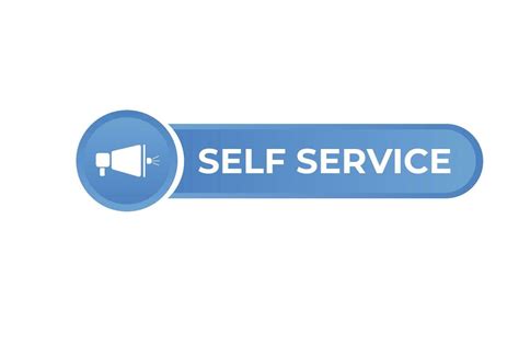 Self Service Button. Speech Bubble, Banner Label Self Service 23892242 ...