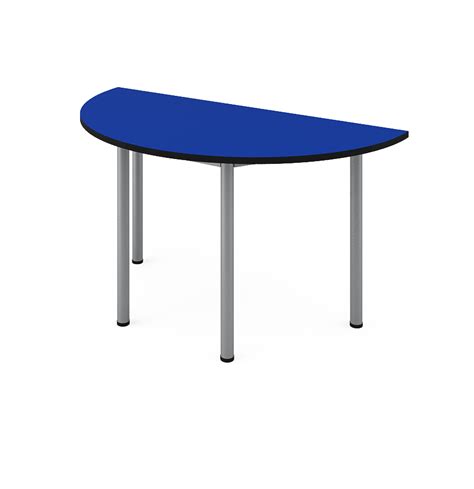 HALF ROUND TABLE SIZE: 1200MM X 600MM X 590MM (LXDXH) - Eduscience Video Gallery