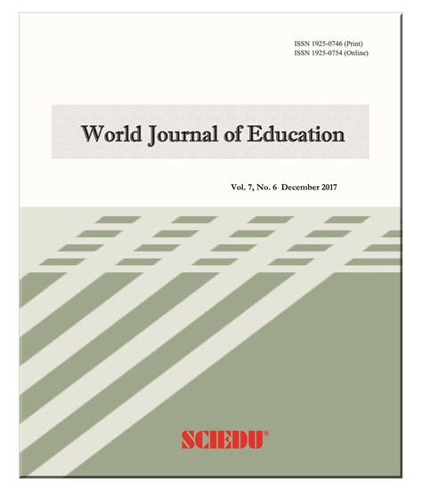 World Journal of Education