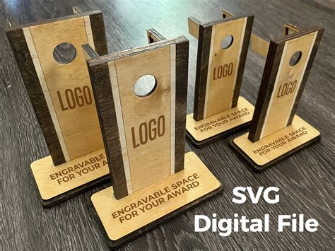 Cornhole Award / Trophy Digital SVG File - Etsy