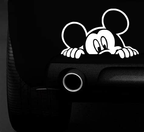 MICKEY MOUSE Decal Car Truck Bumper Window Sticker: Amazon.co.uk: Kitchen & Home