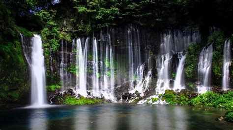 Shiraito Falls In Japan (2650x1440) (OC) : r/EarthPorn