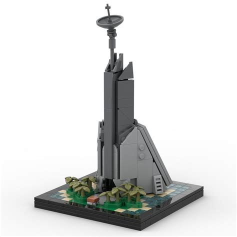 LEGO MOC Scarif Citadel Tower - Architecture Scale by LambdaBricks | Rebrickable - Build with LEGO