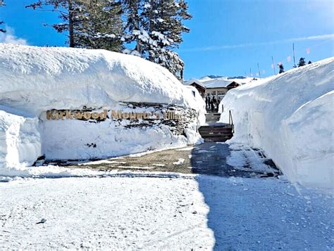 massive snow totals Tahoe ski resorts