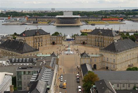 Amalienborg Castle in Copenhagen Denmark | Royal residence, Copenhagen denmark, Architecture