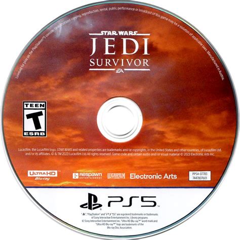 Star Wars: Jedi - Survivor cover or packaging material - MobyGames