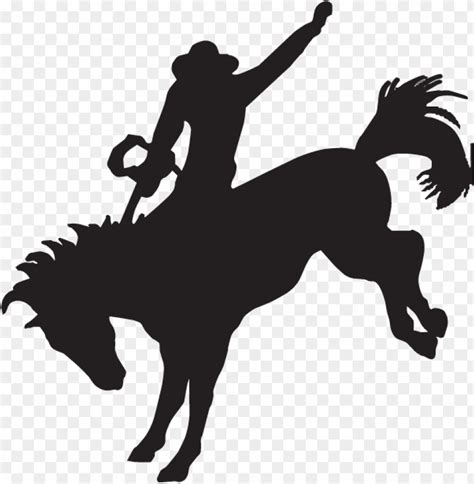 Free download | HD PNG cowboy riding horse silhouette PNG transparent with Clear Background ID ...