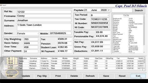 How to Create Employee Payroll Management System with MySQL Database in Visual Basic - Full ...