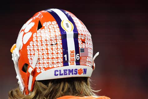 Trevor Lawrence, Clemson football players to wear helmet decals for ...