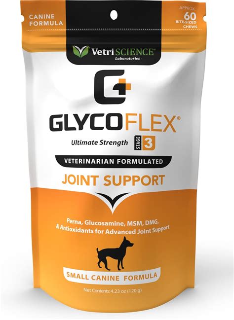 VETRISCIENCE Glycoflex Clinically Proven Hip and Joint Supplement with ...