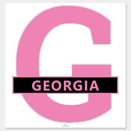 Georgia Sticker | Zazzle | Stickers, Tool design, Georgia