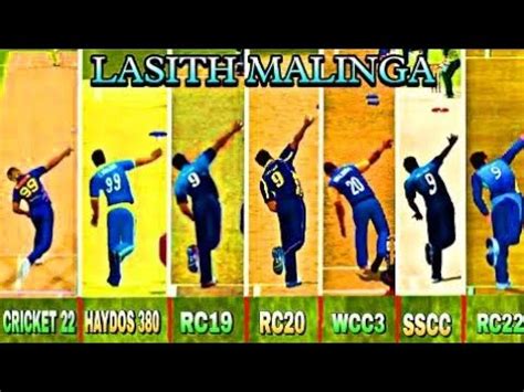 Lasith Malinga Bowling Action In All Cricket Games Comparison [Slow ...