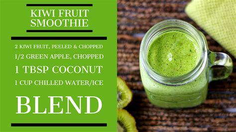 KIWI FRUIT SMOOTHIE RECIPE – Fuel Personal Transformations