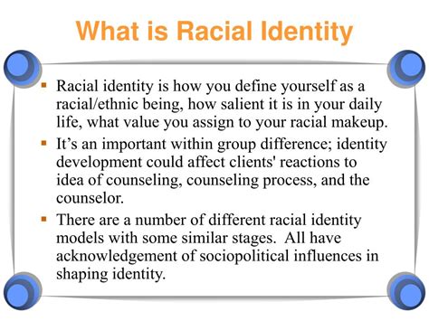 PPT - Racial Identity Models PowerPoint Presentation - ID:269856