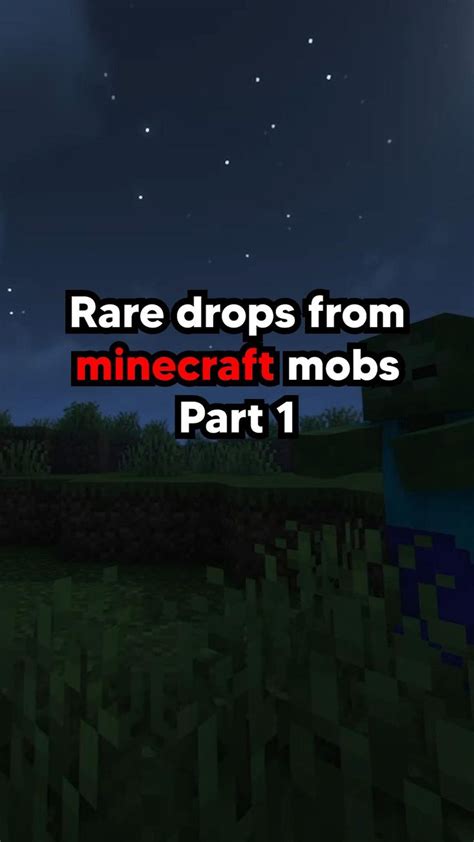 Drops from minecraft mobs💙