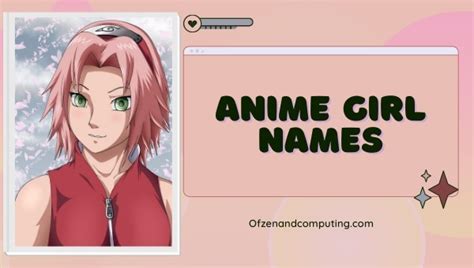 3900+ Cute Anime Girl Names With Meaning (2024) Cool Ideas