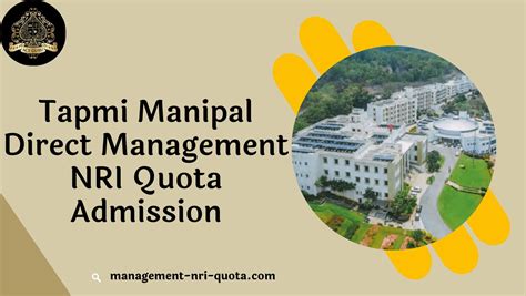 Tapmi Manipal Direct Management NRI Quota Admission