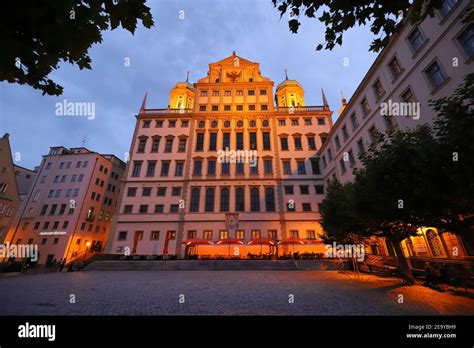 GERMANY, AUGSBURG - AUGUST 17, 2019: Augsburg Town Hall Stock Photo - Alamy