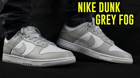 IS THE NIKE DUNK LOW GREY FOG WORTH IT?! ON FEET! - YouTube