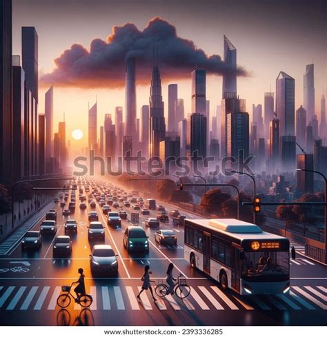 Air Pollution Big Cities AI-generated image 2393336285 | Shutterstock