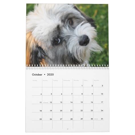 Dog Calendar 2023 Custom Add Your Photo | Zazzle | Dog calendar, Business card design, Custom