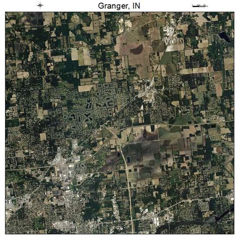 Aerial Photography Map of Granger, IN Indiana