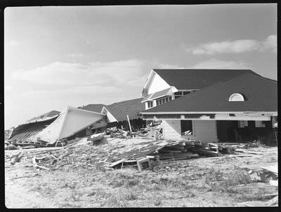 "Destroyed property left behind by Hurricane Hazel" by James Sawders