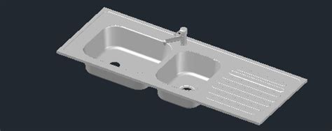 CAD Forum - Block-model: Kitchen Sink 3D (Kitchen sink)