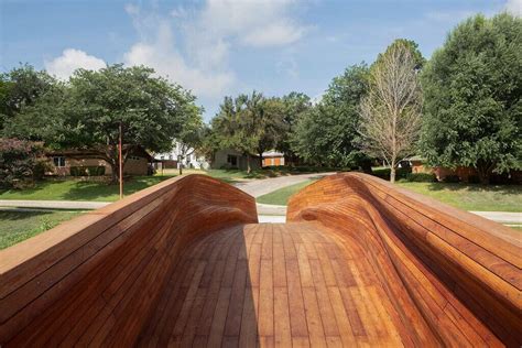 Drift Bridge: A Floating, Curved Branch Looking Pedestrian Bridge in ...