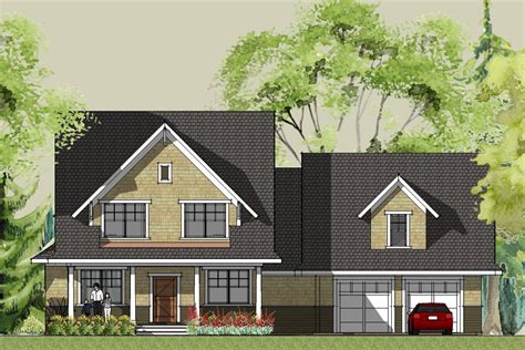 Stillwater craftsman house plan front elevation | House Desi… | Flickr