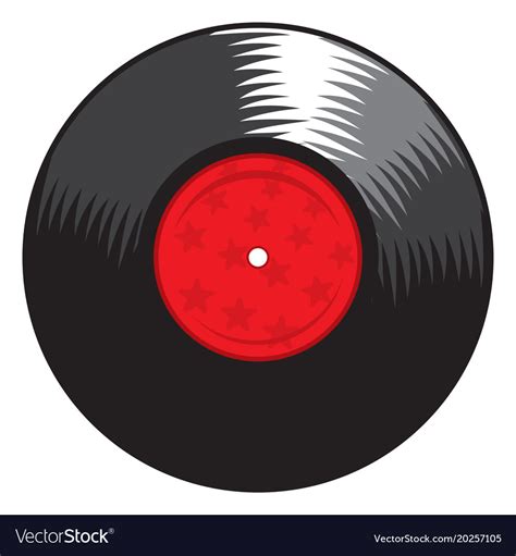 Lp record Royalty Free Vector Image - VectorStock