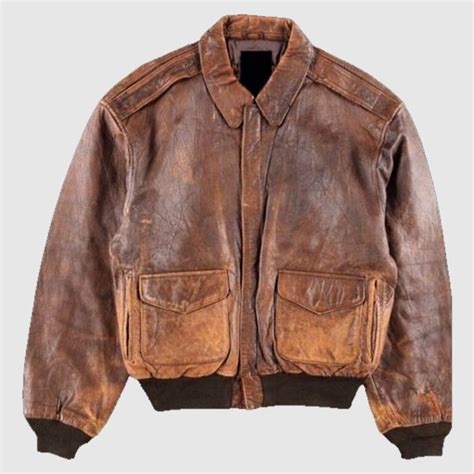 Men Aviator Leather Jacket