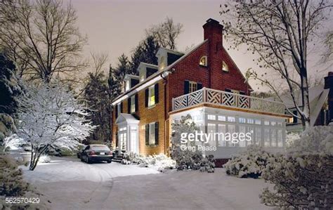 American traditional center hall colonial revival brick home with... | Center hall colonial ...