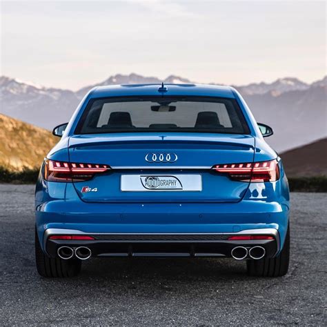 Turbo Blue 2020 Audi S4 TDI Is a Cool Sedan, Exhaust Is Fake on One Side - autoevolution