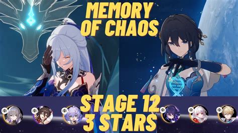 Memory of chaos, stage 12 3 stars clear (F2P account) | Honkai Star Rail - YouTube