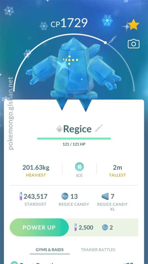 Shiny Regice - Pokemon Go