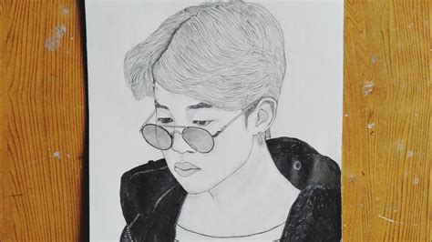 Drawing BTS-Jimin|Speed Drawing|Easy way to draw Jimin| Park Jimin ...