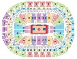 Detroit Pistons and Red Wings Seating Chart with Seat Views