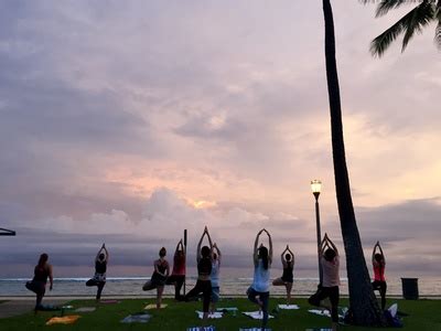 Beach or Sunset Yoga Classes - Beach Sunset Yoga Hawaii | Groupon