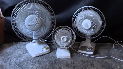 1990's Lasko desk fans - YouTube