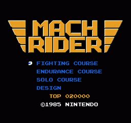 Mach Rider (NES) - online game | RetroGames.cz