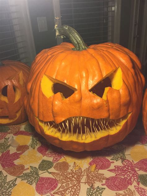 Easy Pumpkin Carving Idea ... | Pumpkin carving, Halloween pumpkin designs, Halloween pumpkins ...