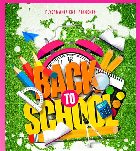 Back to School Flyer Template - 20+ Download in Vector EPS, PSD