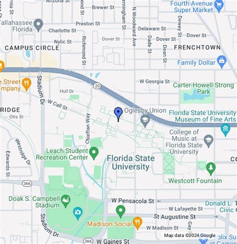 Fsu Academic Map | Color 2018