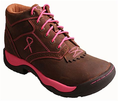 Twisted X Women's Tough Enough to Wear Pink Kiltie Hiking Boots ...