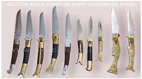 rampuri chaku/knife for decoration and movie making in india. - YouTube