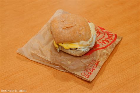 Wendy's breakfast sandwich review - Business Insider