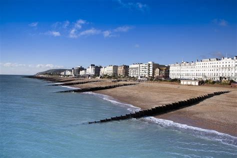 Eastbourne Beach stock image. Image of england, resort - 16638121