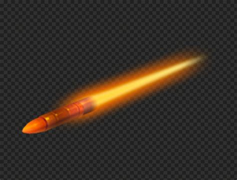 Rocket Bullet Fire Effect PNG | Citypng