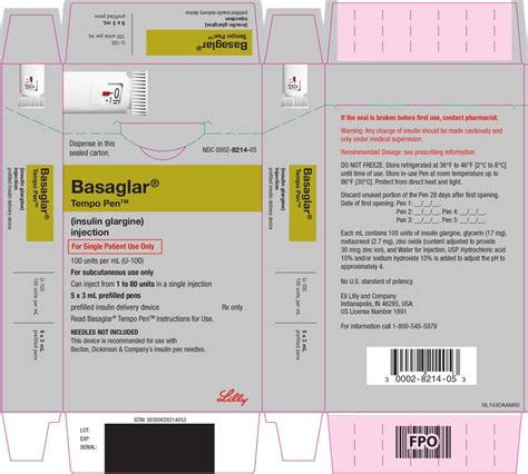 Basaglar - FDA prescribing information, side effects and uses